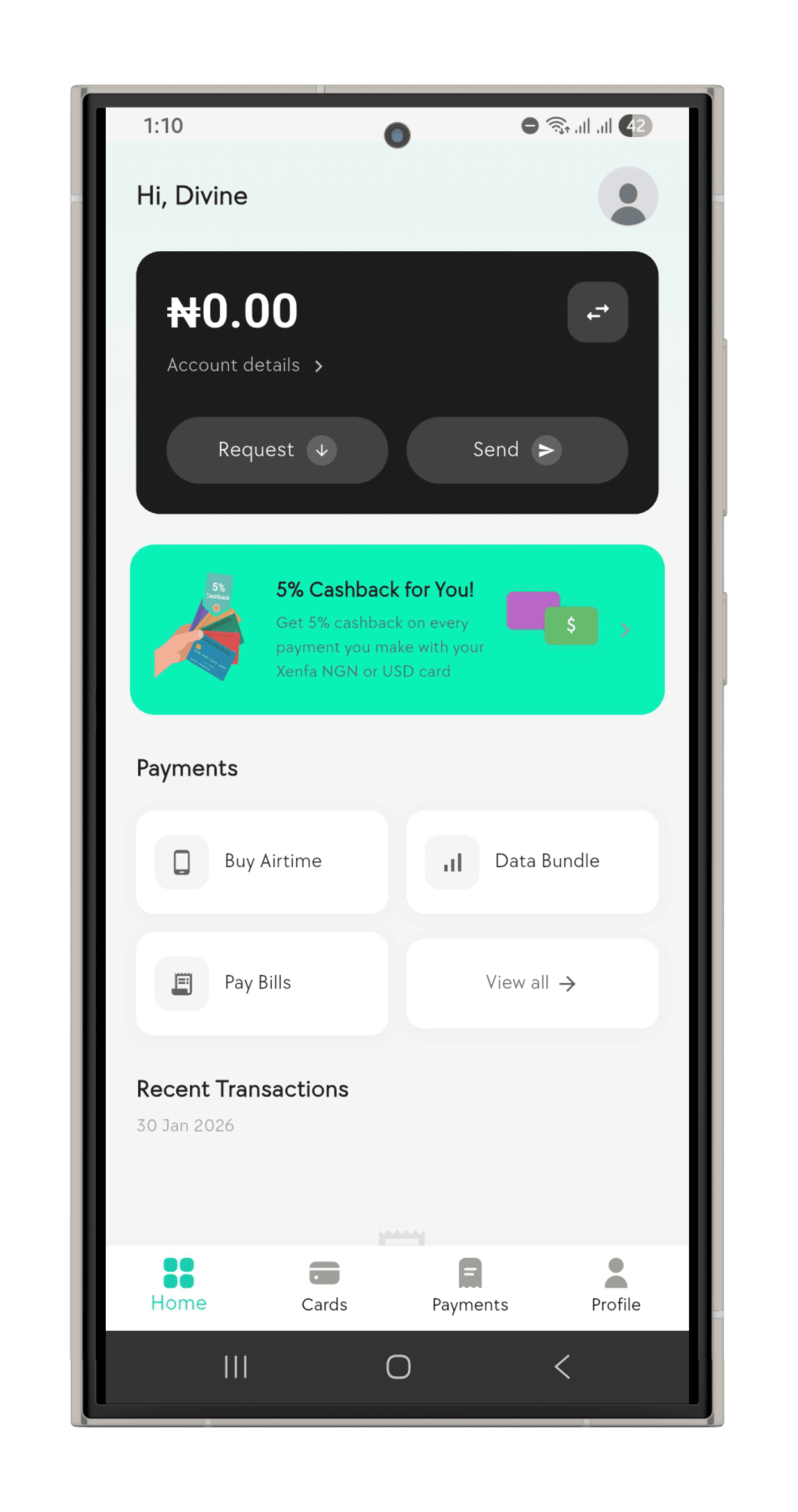 Xenfa App Screenshot